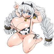 牛柄ビキニのあかりちゃん
