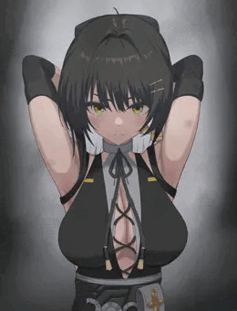 捕まった♀漂白者