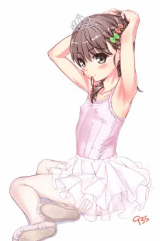 IVの女の子のバレエ衣装