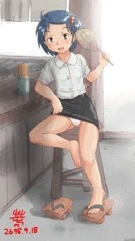 注ぐ娘
