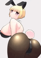 金髪ボブ娘バニー