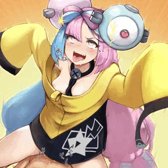 例のポーズをキメるナンジャモちゃん