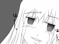 グロ注意…(落書き)⚫︎⚫︎でオナってる？女の子