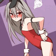 ウサギと化した狼女