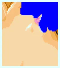 円を描くようにちっぱいをなめる