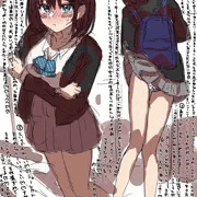 白パンツjkのスカートめくっちゃった…ごめんね…
