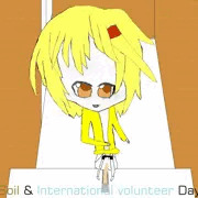 丘を登る途中で小便をするアイドル少女
