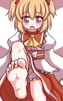 サニーミルクに足で踏んでもらう