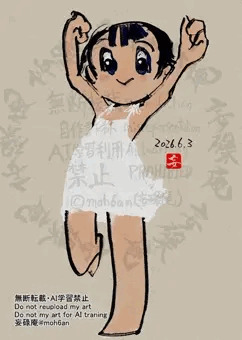 ディフォルメの女の子2026-06-03a