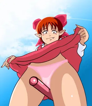 ５期猫娘に棒オナ