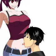 へそ責めの義理の姉弟