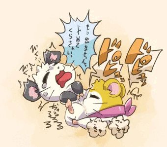 くわえたままで強制発射（6発目）