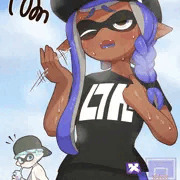 【Pixivリクエスト】爆乳インクリングちゃんは涼みたい