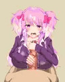 【新作途中経過その２】JK白黒ver　手コキ顔射