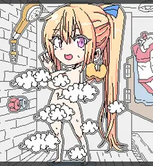 川神舞 ドットGIFアニメ