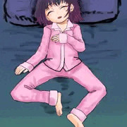 寝ていた女の子