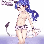 表で描いたドレ水着の差分