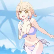 走る水着チエル