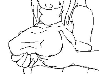 うごメモアニメ 乳揉み