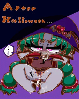 ハロウィンの後