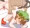 橙ちゃんとスキンシップ