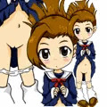 押忍！番長　青山操ちゃんたくし上げ　パンツぬぎ版