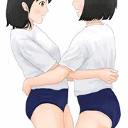 じゃれ合う女の子達