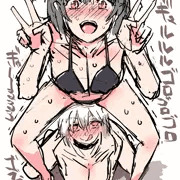 スカトロ絵　椛顔面便器