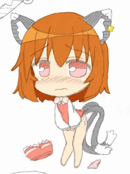 はいてない橙ちゃん