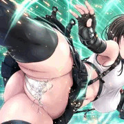 うっかり穿き忘れるティファ