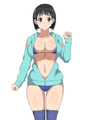 直葉ちゃん　青ビキニ