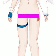 サファイア抱き枕絵