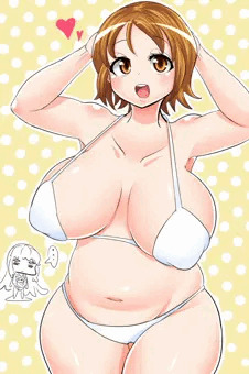 ゆうゆうに透けちゃう水着着せてあげたい！！