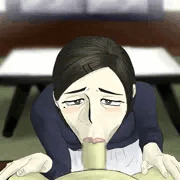 宗教勧誘してくるおばさんにフェラさせる