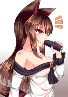 影狼ちゃんの恵方巻みるく