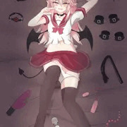 ピンク髪