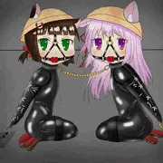 睦月と如月を拘束監禁中