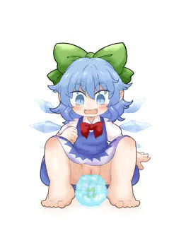 チルノと冷凍カエル