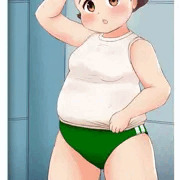 ぽっちゃりブルマーちゃん・汗びっしょり