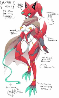 イメージをもらって完成した悪役？のイカノさん