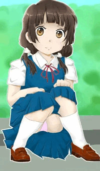雨宿まち　パンチラ編