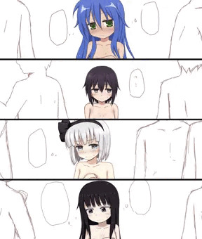 衆人環視で男水着チャレンジ