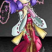 ロリ鬼巫女首絞め失禁