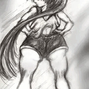 何かどこかで見た格闘家娘。