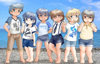 ビーチで泳ごう！