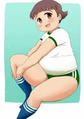 ぽっちゃりブルマーちゃん・靴下直し