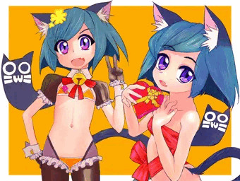 バレンタインデーなので逆バニーとか裸リボンしてくれたちび闇ちゃん