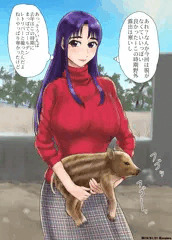 2019年賀絵「エロ同人女優もも子」