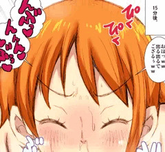 おしゃぶりナミさんに口内発射。