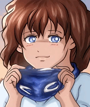 蒸れたブルマを見せる灰原